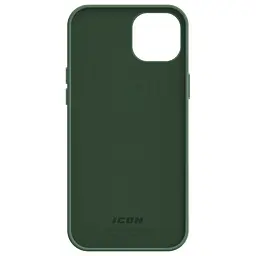 Силиконовый чехол для Apple iPhone 14 Plus, ICON2 Case, оливковый, противоударный, панель, защита всего корпуса, матовая поверхность Soft Touch, выступает над дисплеем, совместим с защитными стеклами и пленками, с микрофиброй, ArmorStandart (ARM68469) - мініатюра 2