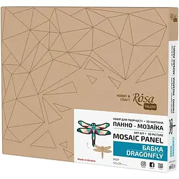 Набір для творчості Rosa Talent 3D картина панно-мозаїка Бабка 1 МДФ 47х34 см