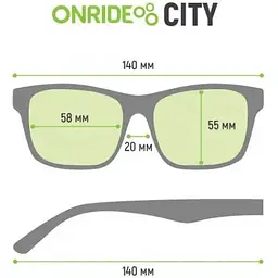 Окуляри Onride City Smoke 17% (1085-6936116101510) - мініатюра 2