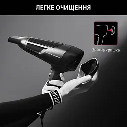 Фен Rowenta Studio Dry x Karl Lagerfeld CV581LF0 чорний - мініатюра 5