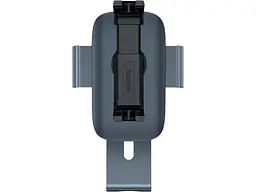 Автомобільний тримач BASEUS Metal Age 2 Gravity Car Mount (Round Air Vent Version) Dark Gray (SUJS000013) - мініатюра 3