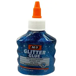 Клей декоративний "Металік Glitter" Bambi DSCN4619(Blue) 100 мл