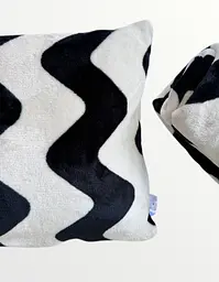 Подушка Ecotton For Pets 40х60 для домашніх тварин Zig-zag чорно-білий (Pillow Pets 40х60)