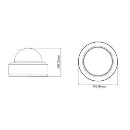 IP-відеокамера 4Mp TVT TD-9543S4-C(D/AZ/PE/AR3) f=2.8-12mm з мікрофоном (77-00450) - мініатюра 2