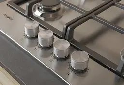 Whirlpool Варильна поверхня газова, 60см, чугун TKRL661IXEU - мініатюра 6