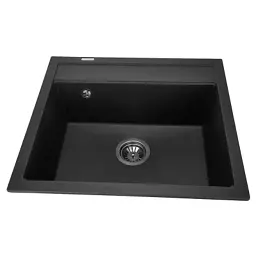 Мийка кухонна GRANADO LERIDA black shine (gr0401) - мініатюра 2