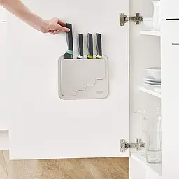 Набір кухонних ножів із кейсом для зберігання Joseph Joseph Elevate DoorStore 5 предметів різнокольоровий (10303) - мініатюра 7