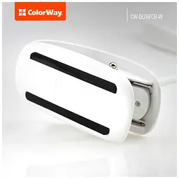 Настільна лампа ColorWay LED Flexible & Clip with built-in accumulator 500mAh (CW-DL04FCB-W) - мініатюра 3