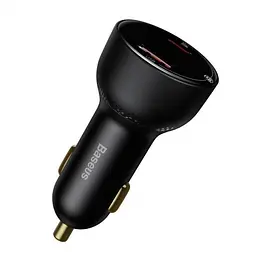 Автомобільний зарядний пристрій Baseus 100 W Superme Digital PPS DUAL 1U+1C + cable 100 W USB Type C TZCCZX-01 - мініатюра 6