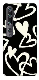 Чохол Demsky Black and white hearts для Xiaomi Mi Note 10 / Note 10 Pro / Mi CC9 Pro