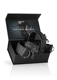 BDSM набір EasyToys Neck and Wrist Restraint (чорний) - мініатюра 8