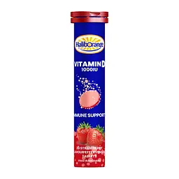 Вітамін D Vitamin D 1000 IU 20 таблеток Полуниця