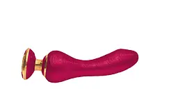 Вібратор для точки G Shunga Sanya Raspberry з гнучким стволом - мініатюра 1