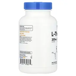 L-теанін Nutricost L-Theanine 200 мг 240 капсул - мініатюра 4
