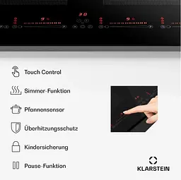 Індукційна плита Klarstein Masterzone 90 Slim Flex 4 (10045796) - мініатюра 6