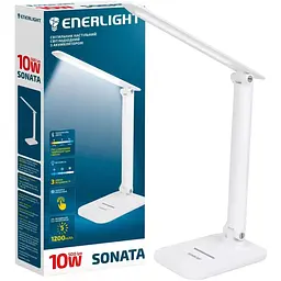 Настольная лампа LED Enerlight Sonata настольная с аккумулятором 10 Вт белая