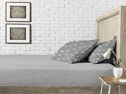 Набір євро простирадло Cosas White Dots 220х240 см (SetSheet_White_DropGWhite_220х240) - мініатюра 4