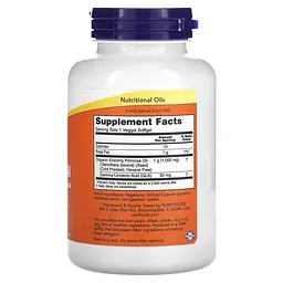 NOW Олія Примули Вечірньої, Evening Primrose Oil - 90 капсул - мініатюра 2