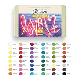 Набір олівців кольорових 99IDEAS "Color Expert" 48 кольорів, Basic Set 1, металева коробка, 99CE-48BAS1 - мініатюра 3