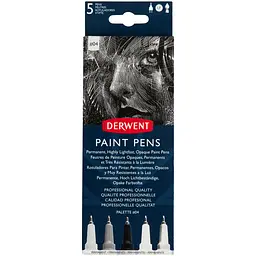 Набір кольорових ручок PAINT PEN PALETTE №4, 5шт Derwent