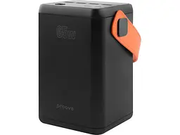 Зовнішній акумулятор (павербанк) Proove 60000mAh Powerbox 65W Black (PBPB65412201)