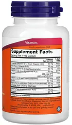 Капсули B-50 холін і інозитол 100 веганських капсул NOW Foods - мініатюра 3