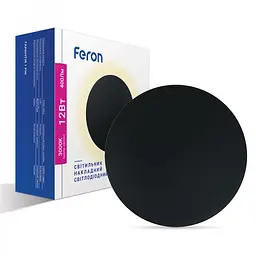 Світлодіодний накладний світильник Feron AL8100, 12 Вт 3000K чорний (40171) - мініатюра 2