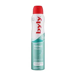 Антиперспірант Byly Extrem Freshness спрей з мікрочастинками Захист 96 годин зі свіжим ароматом 200 мл (8411104045804)