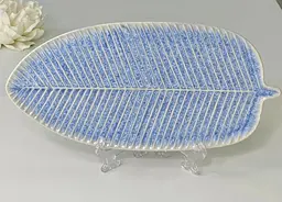 Тарілка-листок 32,5x15,7x1,2 "Блу-тіндер"