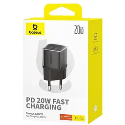 МЗП GaN5S OS 20W (1USB-C) (P10162503) Cluster Black Baseus teh0029598 - мініатюра 3