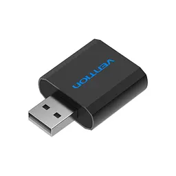 Звукова плата Vention Audio USB 2х3,5mm jack Metal (VAB-S17-B) - мініатюра 2