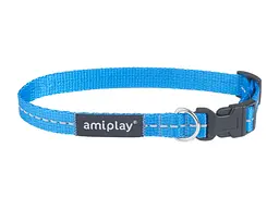 Нашийник для соабк Amiplay Reflective L 35-50 * 2 см - блакитний