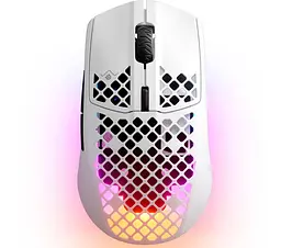 Бездротова миша SteelSeries Aerox 3 Wireless Snow White (62608)