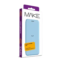 Чохол-книжка MAKE Tecno Spark 40C Flip Ripple Blue - мініатюра 4