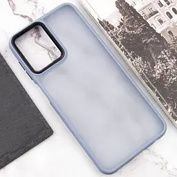 Чохол TPU+PC Lyon Frosted для Motorola Moto E13 Sierra Blue - мініатюра 4