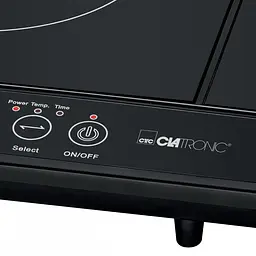 Плита індукційна Clatronic DKI 3609 дві камфорку 3500 вт - мініатюра 3