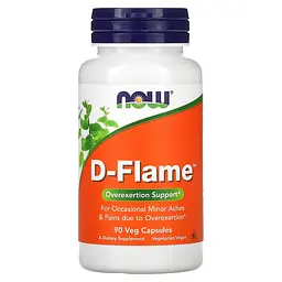 NOW Комплекс підтримки при перевтомі, D-Flame - 90 капсул