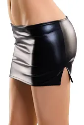 Міні-спідниця Glossy Fetish Lingerie XL чорний - мініатюра 3