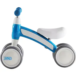 Біговел дитячий Qplay Cutey, чотириколісний, синій (B-400Blue) - мініатюра 2
