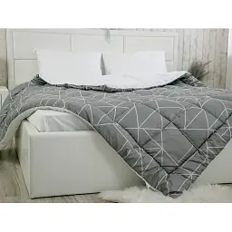 Ковдра силіконова зимова Руно Crystal Grey 172х205 см сіра - мініатюра 5