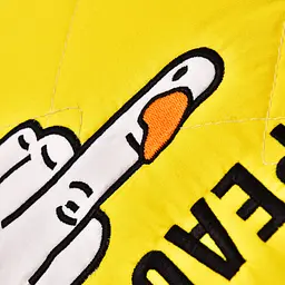 Подушка декоративна Ideia Peace... Duck бойовий гус 40х40 см (8-35750*001) - мініатюра 7