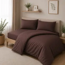 Комплект постільної білизни MirSon JUNIOR Satin Premium Cacao Active 160 x 220 см (2200013489924)