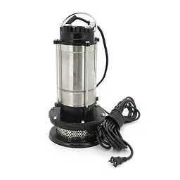 Занурювальний насос 1500W 220V до 4 м³/год підйом до 30 м 25 мм нержавіюча сталь 410х200х230 мм 11.5 кг. + перехідник - мініатюра 3