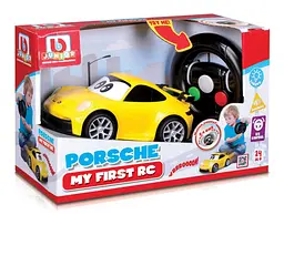 Іграшковий автомобіль на радіокеруванні Bb Junior Porsche 911 GT3 жовтий (16-92015) - мініатюра 4