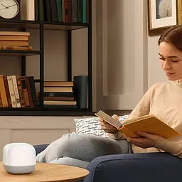 Портативна акустика Baseus AeQur V2 Wireless Speaker Moon 30 годин бездротова біла - мініатюра 7