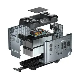Портативна зарядна станція OUKITEL P5000E 2200W 5120Wh (42-00099) - мініатюра 9