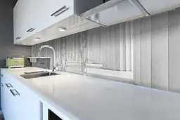 Кухонний фартух Колони вінілова наклейка ПВХ антична скульптура Сірий 60х250 см Happy Pocket Z180729 - мініатюра 6