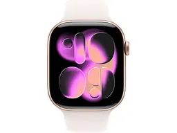 Смарт-годинник Apple Watch Series 11 GPS + Cellular 42mm Rose Gold Alu. Case w. Light Blush Sport Band - S/M (MF8E4) - мініатюра 2