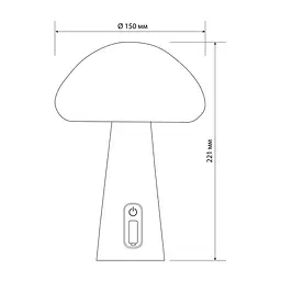 LED лампа Videx VL-TF25BG настiльна з акумулятором 4 Вт 3000-6500 K та RGB бежева (VL-TF25BG) - мініатюра 19