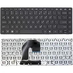 Клавіатура для ноутбука HP Elitebook 8460P, ProBook 6460b чорний, чорний фрейм